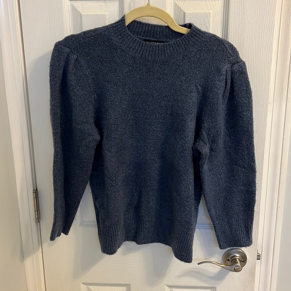 Saks Fifth Avenue brand blue sweater - Picture 1 of 4